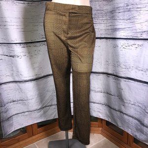 Wild Fable Houndstooth Retro Pants Slacks M Gold